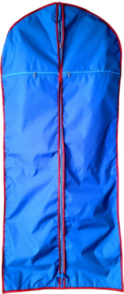 Koncertinių rūbų dėklas - maišas (mėlynas)